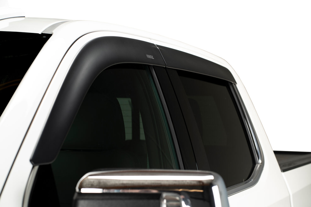 Husky Liners 10-25 Dodge RAM 2500/3500 CC In-Channel Mount Ventvisor Low Pro (4pc) - Matte Blk-Husky Liners-HSL2867004