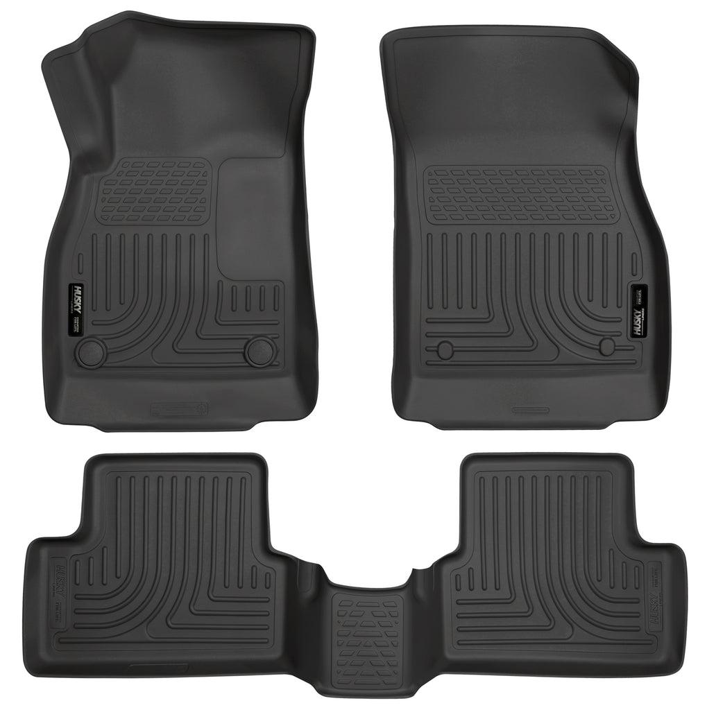 Husky Liners 11-12 Chevrolet Cruze WeatherBeater Combo Black Floor Liners-Husky Liners-HSL98161