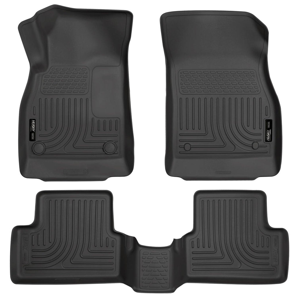 Husky Liners 11-12 Chevrolet Cruze WeatherBeater Combo Black Floor Liners-Husky Liners-HSL98161