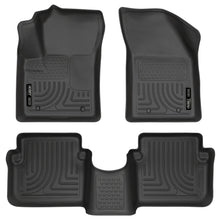 Load image into Gallery viewer, Husky Liners 11-12 Dodge Avenger/Chrysler 200 WeatherBeater Combo Black Floor Liners-Husky Liners-HSL98091