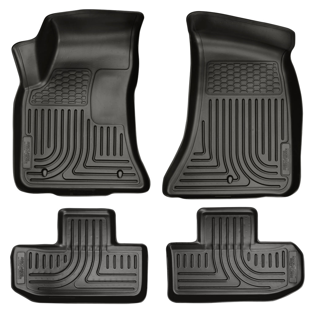 Husky Liners 11-12 Dodge Challenger WeatherBeater Combo Black Floor Liners-Husky Liners-HSL98071