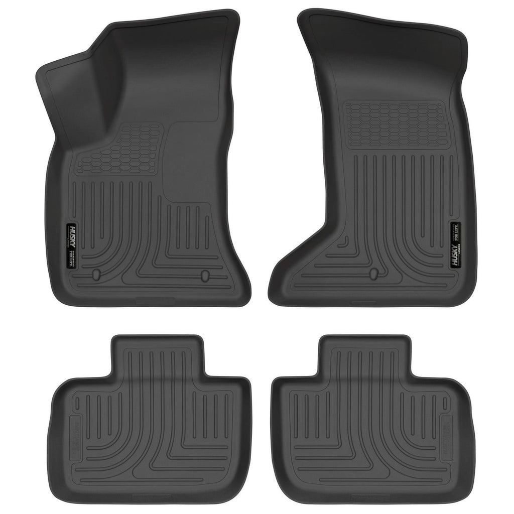Husky Liners 11-12 Dodge Charger/Chrysler 300 (AWD Only) WeatherBeater Combo Black Floor Liners-Husky Liners-HSL98081