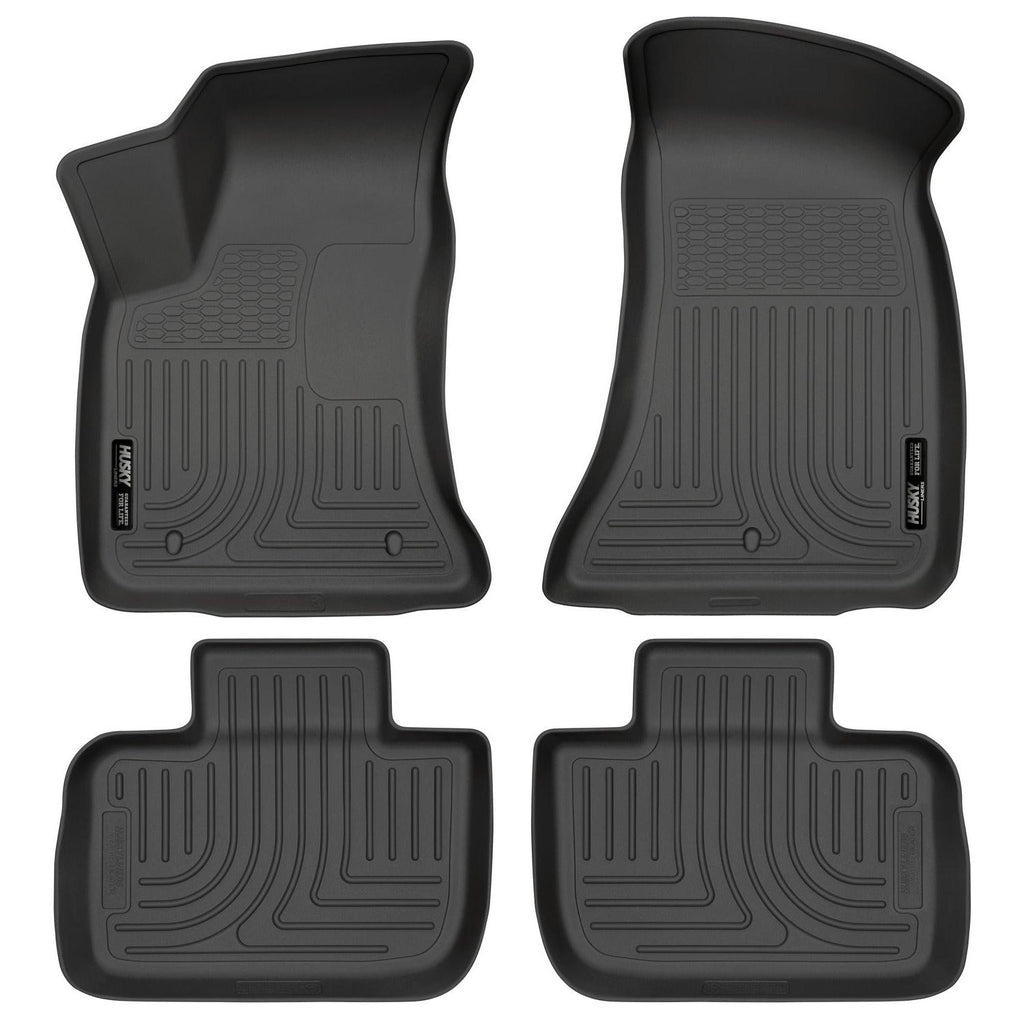 Husky Liners 11-12 Dodge Charger/Chrysler 300 WeatherBeater Combo Black Floor Liners-Husky Liners-HSL98061