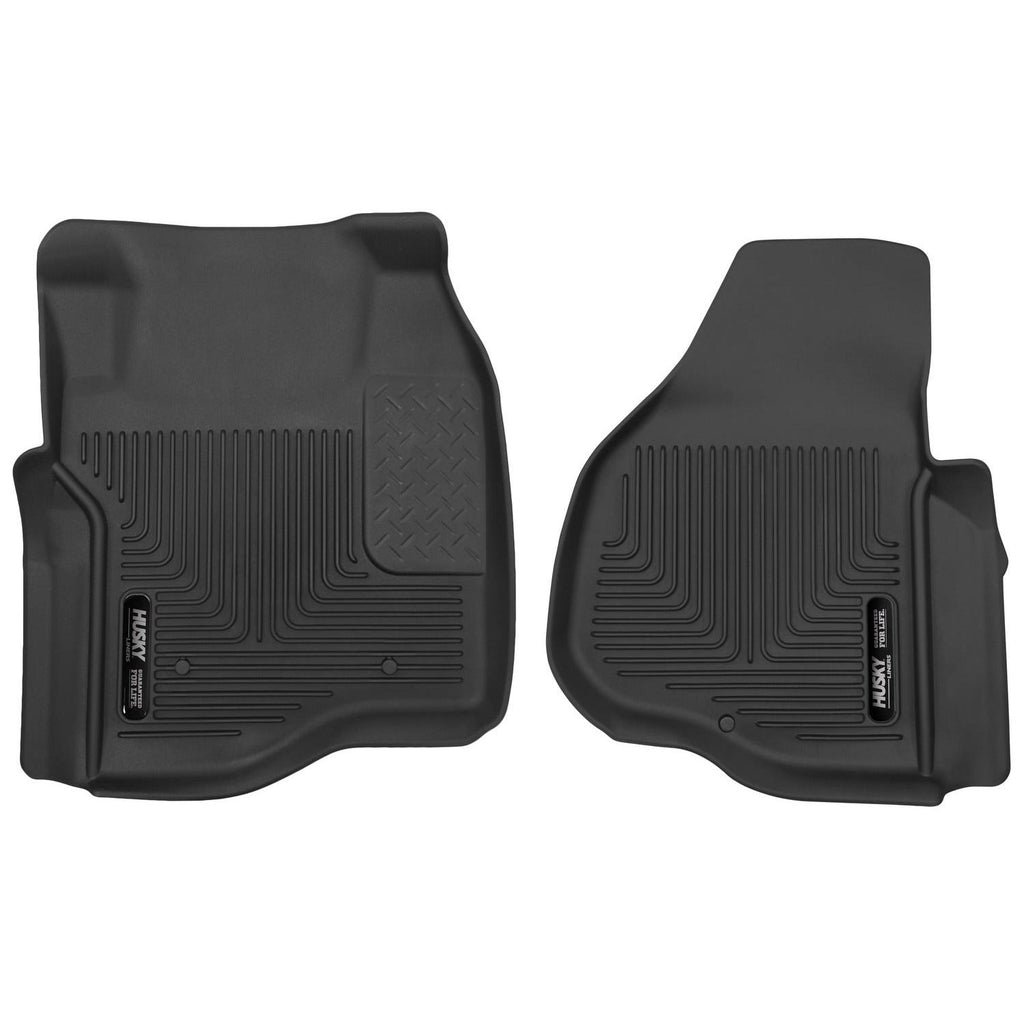 Husky Liners 11-12 Ford F250/F350/F450 Series Reg/Super/Crew Cab X-Act Contour Black Floor Liners-Husky Liners-HSL53301