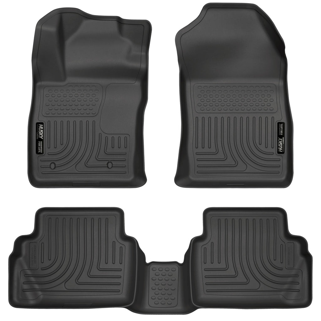 Husky Liners 11-12 Ford Fiesta WeatherBeater Combo Black Floor Liners-Husky Liners-HSL98751