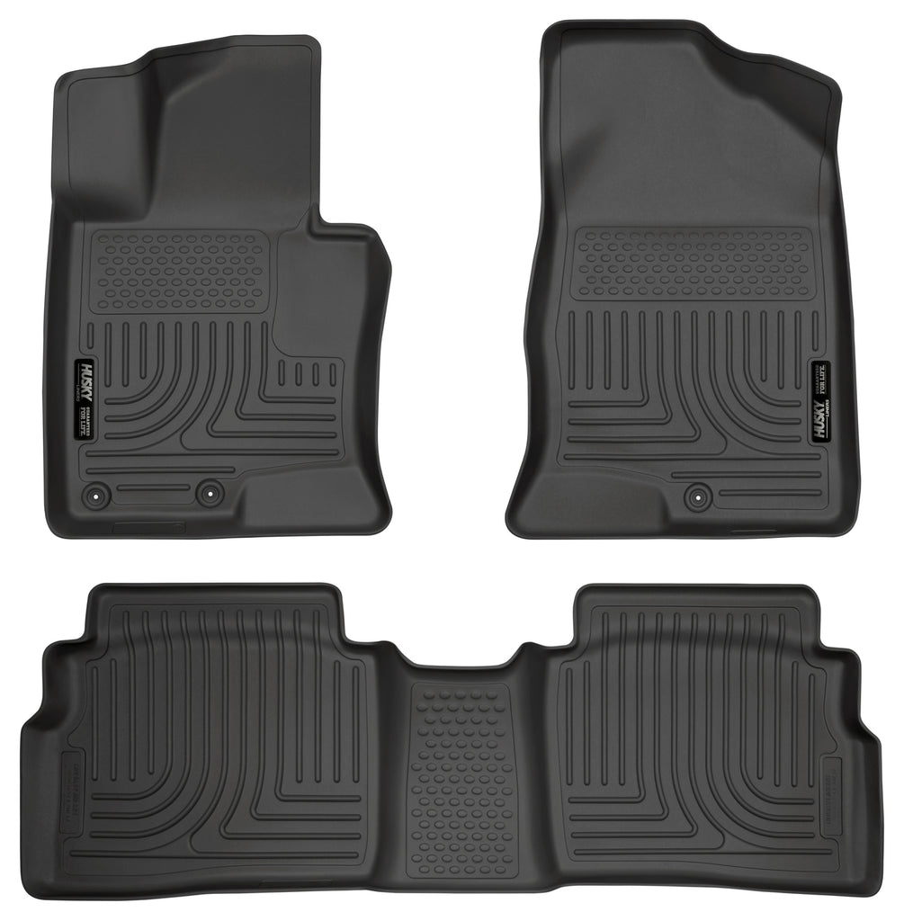 Husky Liners 11-12 Hyundai Sonata WeatherBeater Combo Black Floor Liners-Husky Liners-HSL98851