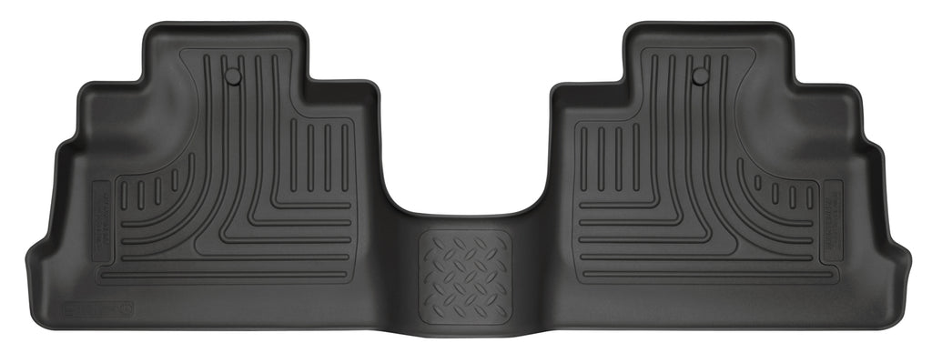 Husky Liners 11-12 Jeep Wrangler Unlimited (4 Door) WeatherBeater 2nd Row Black Floor Liners-Husky Liners-HSL19021