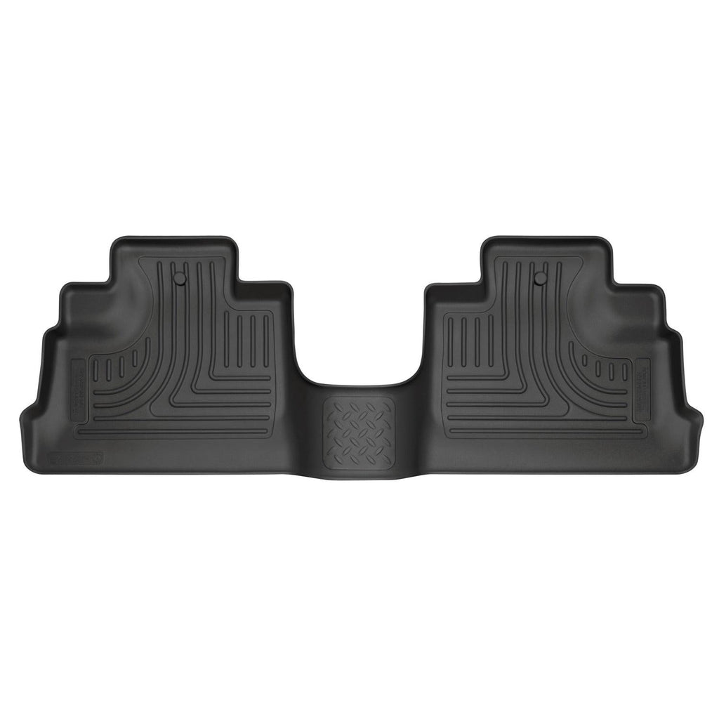 Husky Liners 11-12 Jeep Wrangler Unlimited (4 Door) WeatherBeater 2nd Row Black Floor Liners-Husky Liners-HSL19021