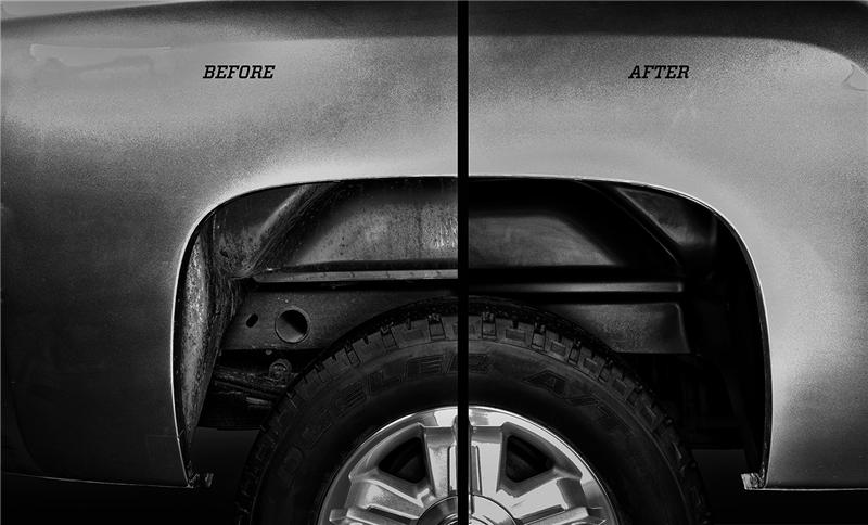 Husky Liners Husky Liners 11-14 Ford F-250/F-350 Super Duty Black Rear Wheel Well Guards