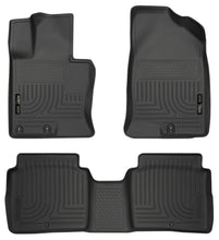 Load image into Gallery viewer, Husky Liners 11-14 Kia Optima Weatherbeater Black Front &amp; 2nd Seat Floor Liners-Husky Liners-HSL99691