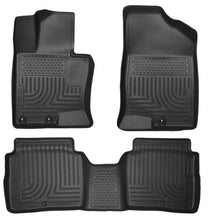 Load image into Gallery viewer, Husky Liners 11-14 Kia Optima Weatherbeater Black Front &amp; 2nd Seat Floor Liners-Husky Liners-HSL99691