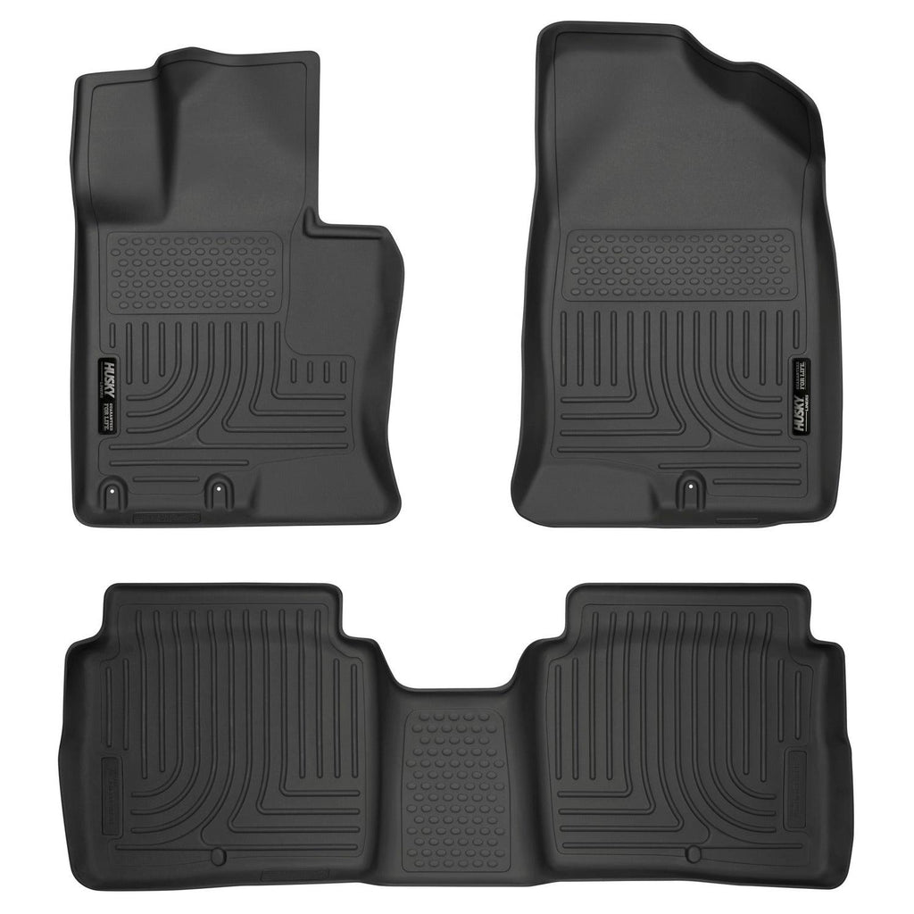 Husky Liners 11-14 Kia Optima Weatherbeater Black Front & 2nd Seat Floor Liners-Husky Liners-HSL99691