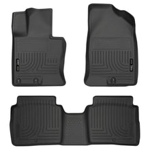 Load image into Gallery viewer, Husky Liners 11-14 Kia Optima Weatherbeater Black Front &amp; 2nd Seat Floor Liners-Husky Liners-HSL99691