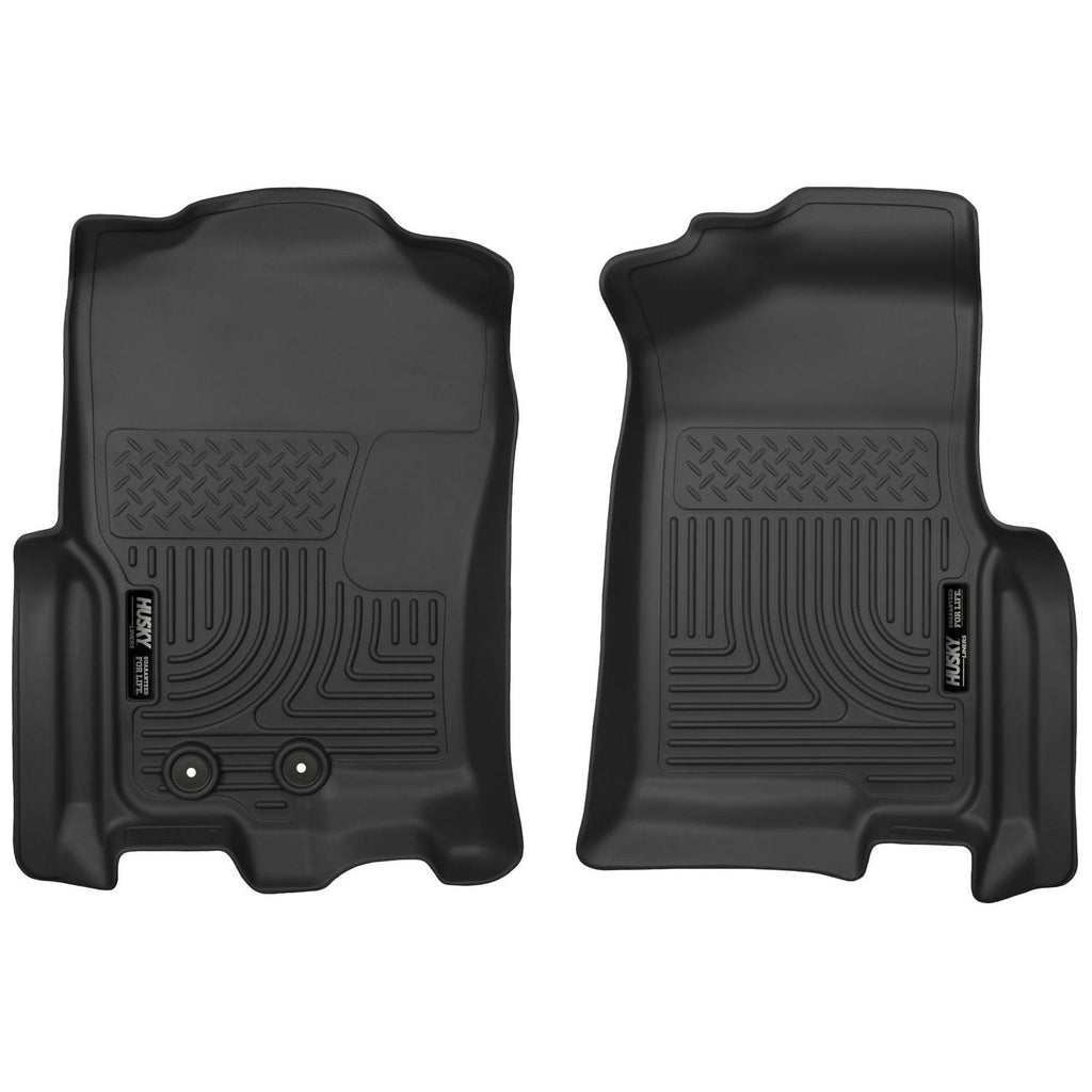 Husky Liners 11-17 Ford Expedition X-Act Contour Front Black Floor Liners-Husky Liners-HSL55341