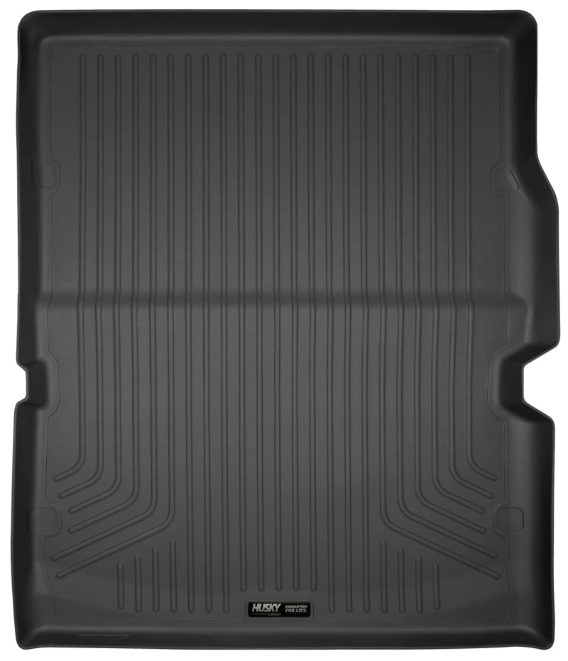 Husky Liners 11-22 Dodge Durango WeatherBeater (Over Folded 3rd Row) Black Rear Cargo Liner-Husky Liners-HSL20421