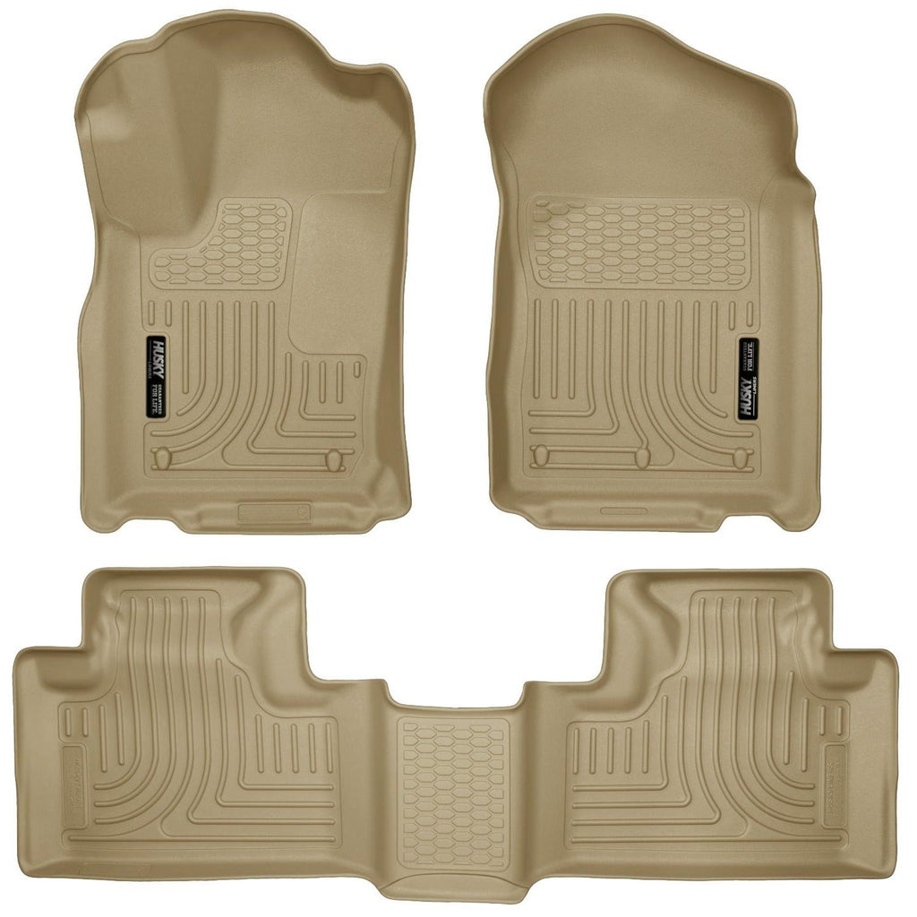 Husky Liners 11+ Dodge Durango / 11+ Jeep Grand Cherokee WeatherBeater Combo Tan Floor Liners-Husky Liners-HSL99053