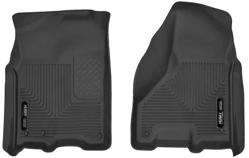 Husky Liners 12-13 Dodge Ram 1500/ 12 2500 & 3500 X-Act Contour Black Front Floor Liners-Husky Liners-HSL53511