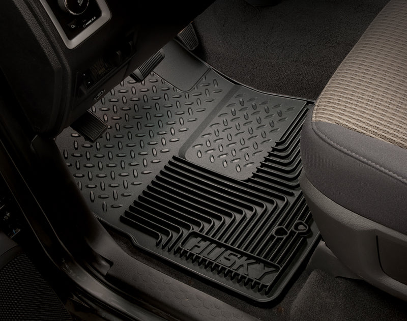 Husky Liners 12-13 Dodge Ram/88-09 Toyota 4Runner Heavy Duty Black 2nd Row Floor Mats-Husky Liners-HSL52021