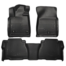 Load image into Gallery viewer, Husky Liners 12-13 Toyota Tundra Weatherbeater Black Front &amp; 2nd Seat Floor Liners-Husky Liners-HSL99591