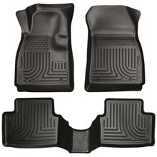 Load image into Gallery viewer, Husky Liners 12-14 Chevrolet Sonic Weatherbeater Black Front &amp; 2nd Seat Floor Liners-Husky Liners-HSL98291