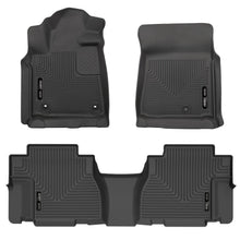 Load image into Gallery viewer, Husky Liners 12-22 Toyota Sequoia Weatherbeater Front &amp; 2nd Seat Floor Liners - Black-Husky Liners-HSL95101