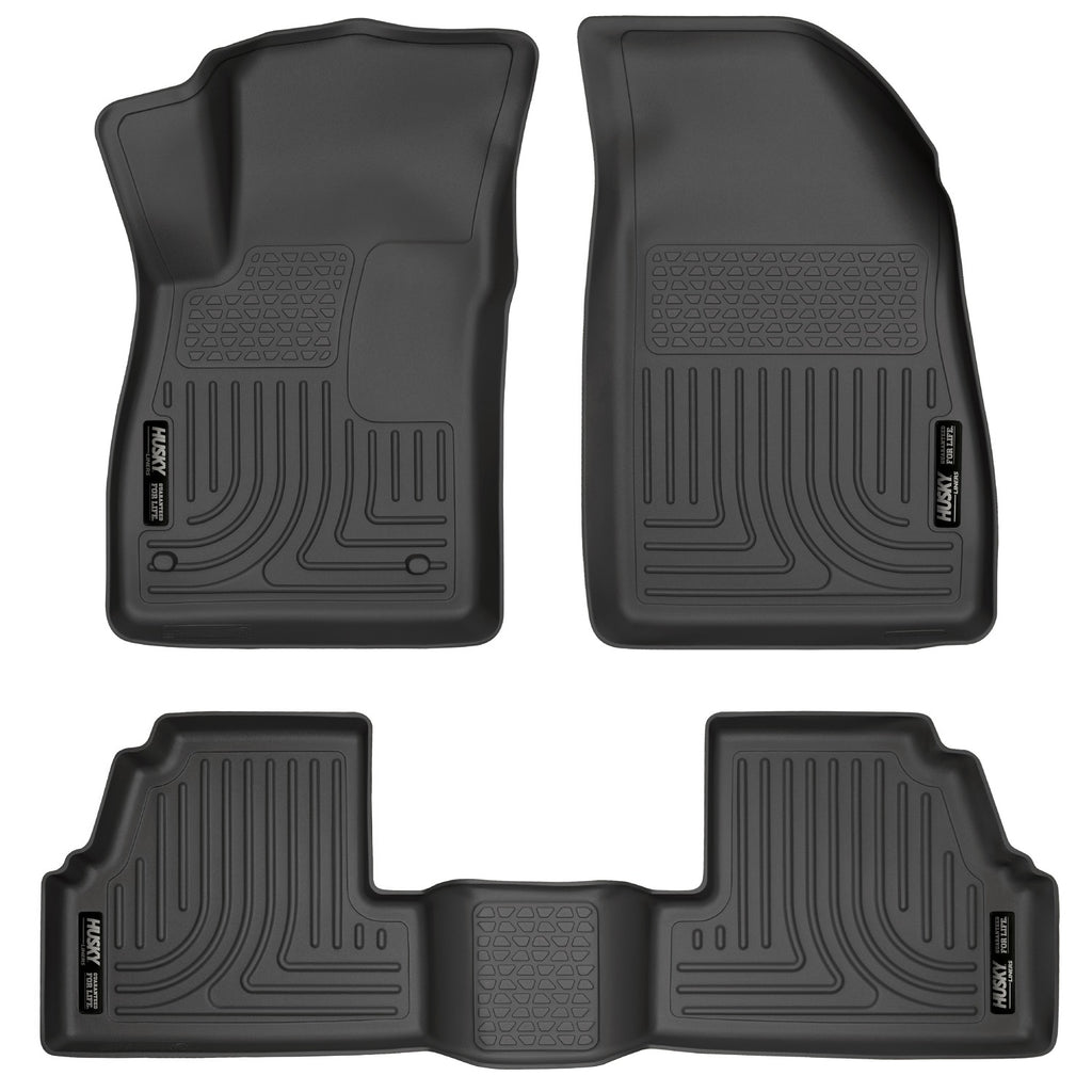 Husky Liners 13-14 Buick Encore WeatherBeater Black Front/2nd Row Floor Liners-Husky Liners-HSL98271