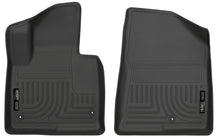 Load image into Gallery viewer, Husky Liners 13-15 Hyundai Sante Fe GLS/Limited WeatherBeater Front Row Black Floor Liners-Husky Liners-HSL13861