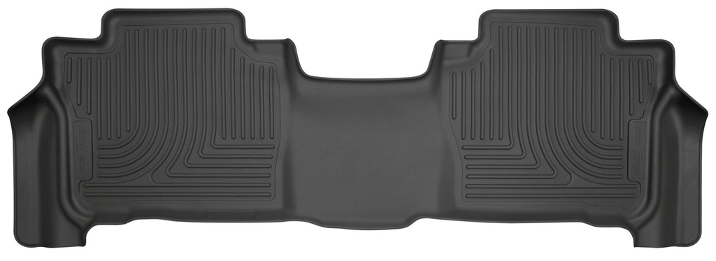 Husky Liners 13-16 Lexus LX570 / 13-16 Toyota Land Cruiser WeatherBeater 2nd Row Black Floor Liners-Husky Liners-HSL14091