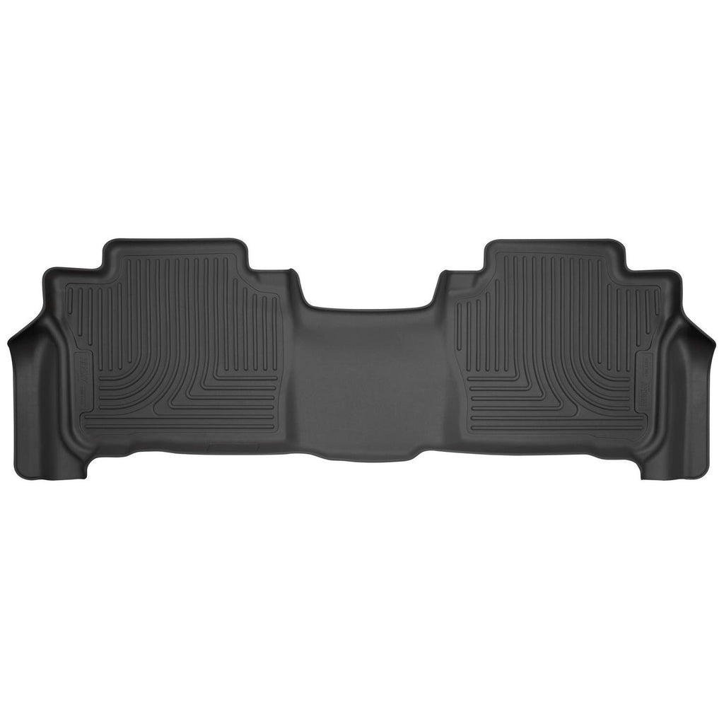 Husky Liners 13-16 Lexus LX570 / 13-16 Toyota Land Cruiser WeatherBeater 2nd Row Black Floor Liners-Husky Liners-HSL14091