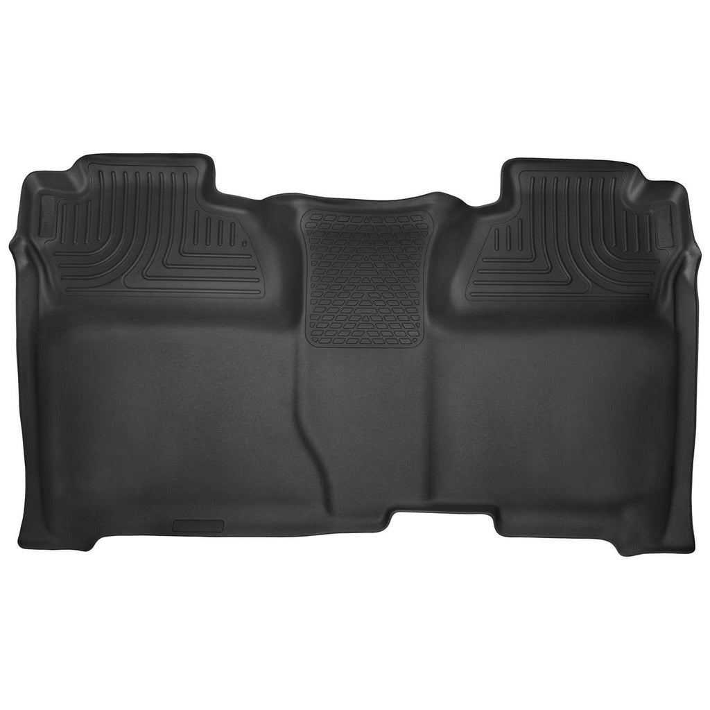 Husky Liners 14-15 Chevy Silverado Crew Cab X-Act Contour Black 2nd Row Floor Liners-Husky Liners-HSL53901