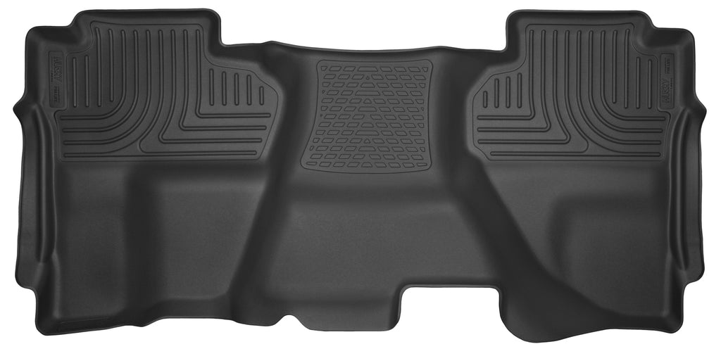 Husky Liners 14-15 Chevy Silverado Double Cab X-Act Contour Black 2nd Row Floor Liners-Husky Liners-HSL53911