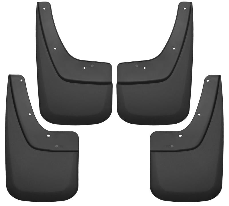 Husky Liners 14-17 GMC Sierra 1500 / 15-16 Sierra 2500 HD Front and Rear Mud Guards - Black-Husky Liners-HSL56896