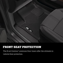 Load image into Gallery viewer, Husky Liners 14-18 Chevrolet Silverado Crew Cab X-Act Contour Front &amp; Second Seat Floor Liners-Husky Liners-HSL53908
