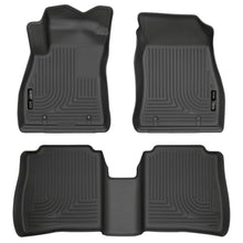 Load image into Gallery viewer, Husky Liners 14-18 Nissan Sentra Weatherbeater Black Front &amp; 2nd Seat Floor Liners-Husky Liners-HSL95631