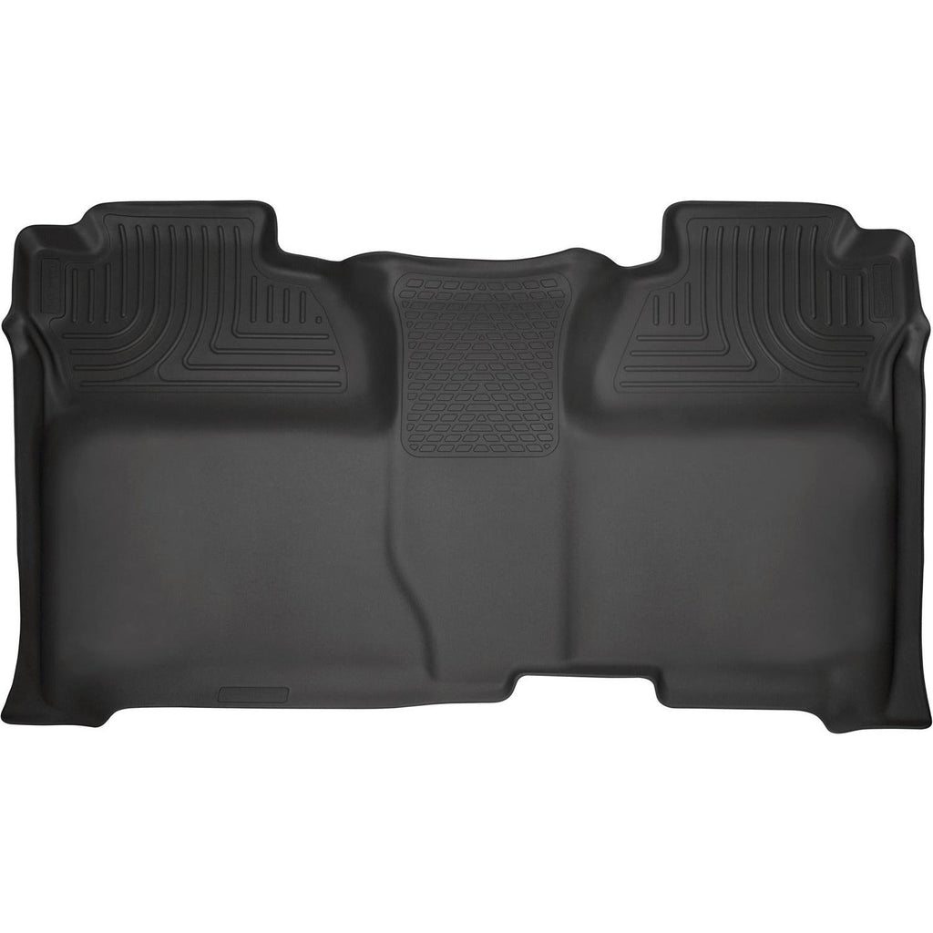 Husky Liners 14 Chevrolet Silverado 1500/GMC Sierra 1500 WeatherBeater Black 2nd Seat Floor Liners-Husky Liners-HSL19231