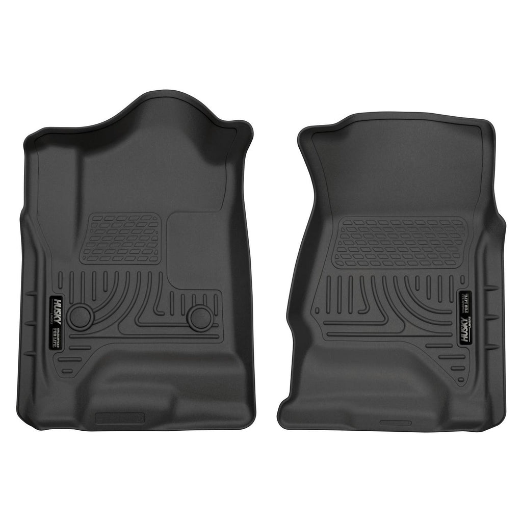 Husky Liners 14 Chevrolet Silverado 1500/GMC Sierra 1500 WeatherBeater Black Front Floor Liners-Husky Liners-HSL18231