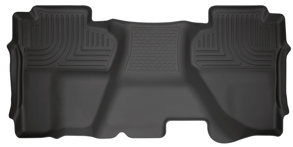 Husky Liners 14 Chevrolet Silverado/14 GMC Sierra 1500 Weatherbeater Black 2nd Seat Floor Liner-Husky Liners-HSL19241