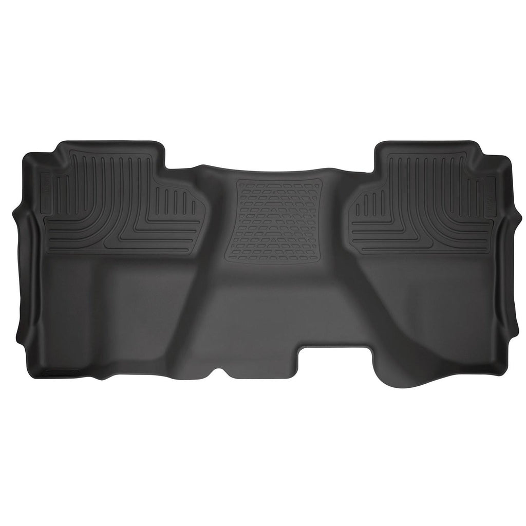 Husky Liners 14 Chevrolet Silverado/14 GMC Sierra 1500 Weatherbeater Black 2nd Seat Floor Liner-Husky Liners-HSL19241