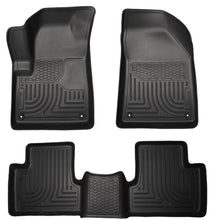 Load image into Gallery viewer, Husky Liners 14 Jeep Cherokee WeatherBeater Black Front and Second Seat Floor Liners-Husky Liners-HSL99031