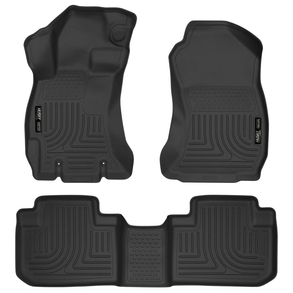Husky Liners 14 Subaru Forester Weatherbeater Black Front & 2nd Seat Floor Liners-Husky Liners-HSL99881