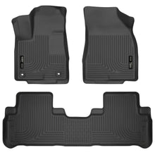 Load image into Gallery viewer, Husky Liners 14 Toyota Highlander Weatherbeater Black Front &amp; 2nd Seat Floor Liners-Husky Liners-HSL99601