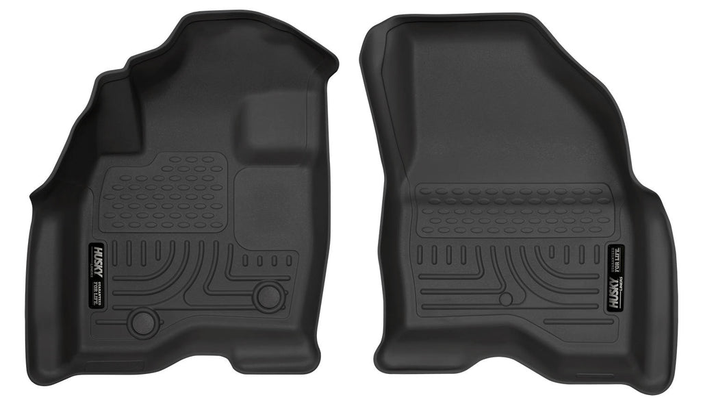 Husky Liners 15-17 Ford Explorer WeatherBeater Black Front Floor Liners-Husky Liners-HSL13761