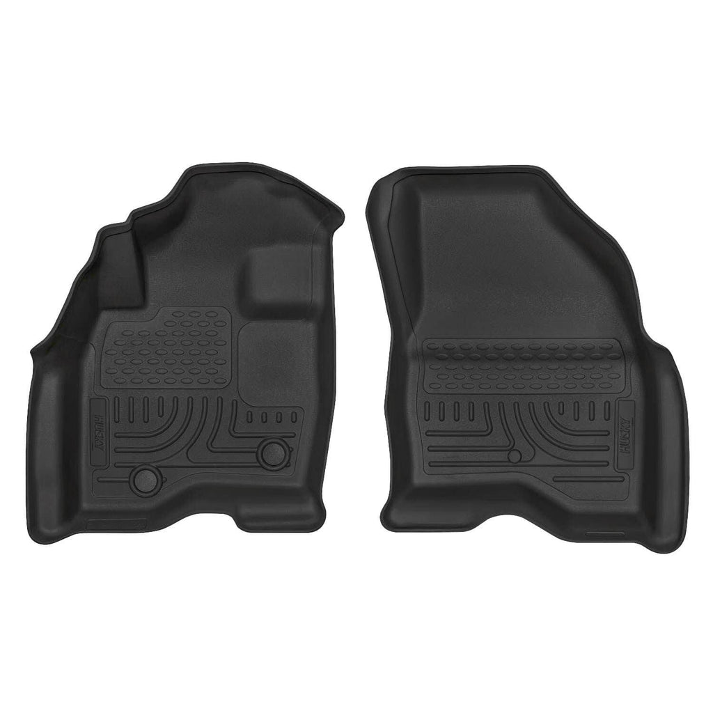 Husky Liners 15-17 Ford Explorer WeatherBeater Black Front Floor Liners-Husky Liners-HSL13761