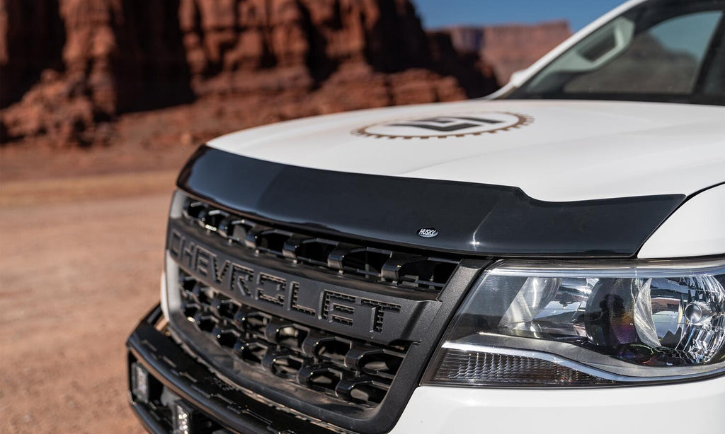 Husky Liners 15-22 Chevrolet Colorado (Incl. ZR2) Aeroskin Hood Protector - Smoke-Husky Liners-HSL2842113
