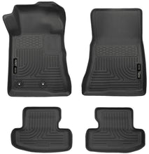 Load image into Gallery viewer, Husky Liners 15-22 Ford Mustang WeatherBeater Black Front &amp; Second Seat Floor Liner-Husky Liners-HSL99371