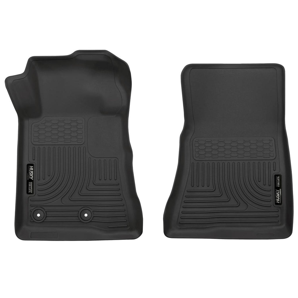 Husky Liners 15-22 Ford Mustang X-act Contour Series Front Floor Liners - Black-Husky Liners-HSL55471