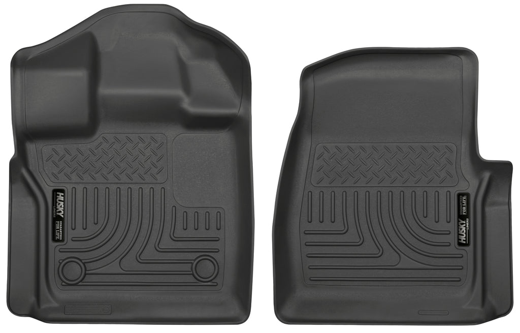 Husky Liners 15-23 Ford F-150 Standard Cab Pickup WeatherBeater Front Black Floor Liners-Husky Liners-HSL18351