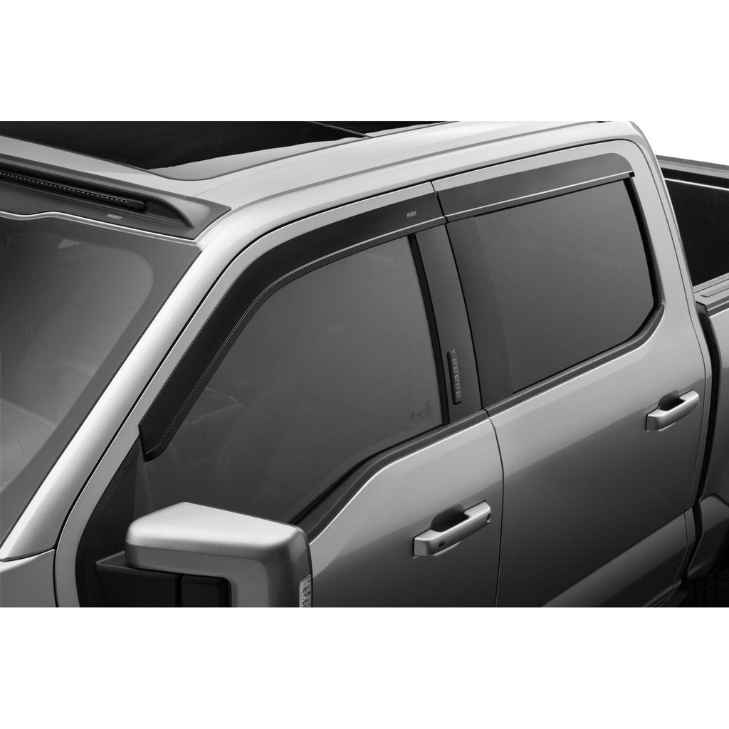 Husky Liners 15-24 Ford F-150 (Incl. Raptor/Lightning) Ventvisor Low Profile (4pc) - Smoke-Husky Liners-HSL2854044