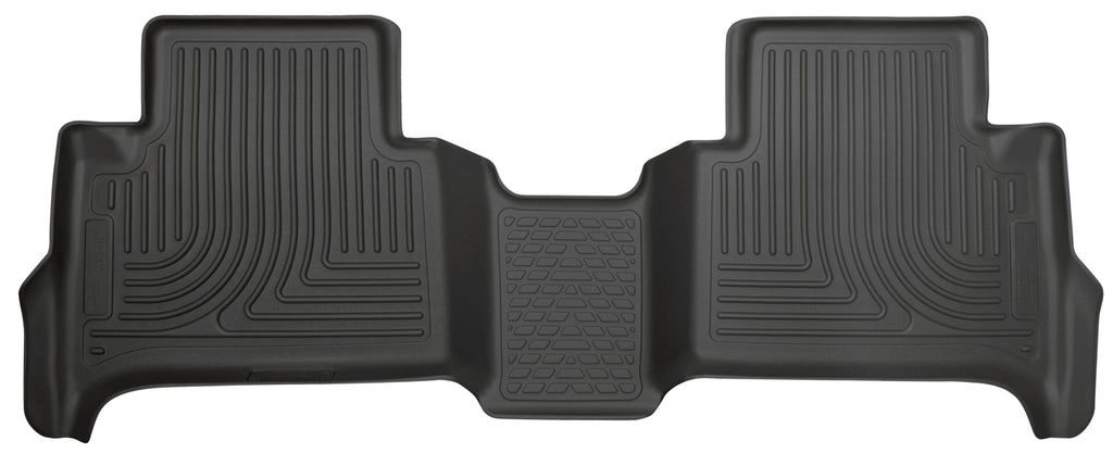 Husky Liners 15 Chevrolet Colorado Crew Cab WeatherBeater Black 2nd Seat Floor Liners-Husky Liners-HSL19111