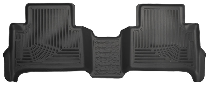 Husky Liners 15 Chevrolet Colorado Crew Cab WeatherBeater Black 2nd Seat Floor Liners-Husky Liners-HSL19111